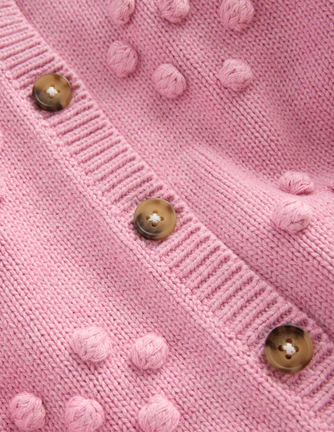 Pretty Bobble Cardigan-Formica Pink / Boden Outlet