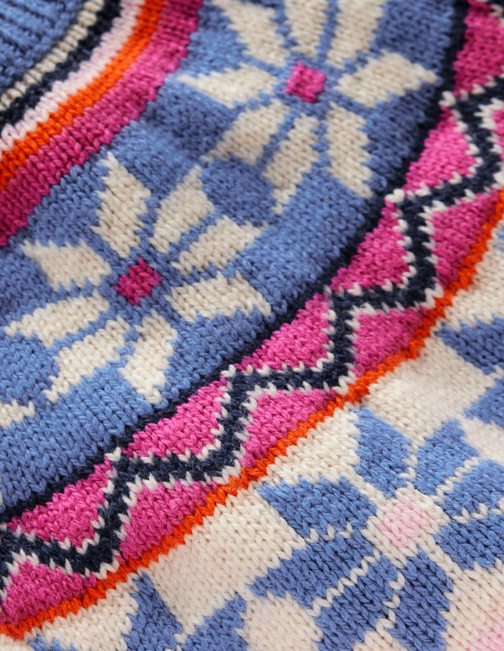 Eleanor Fair Isle Jumper-Blooming Pink / Boden On sale