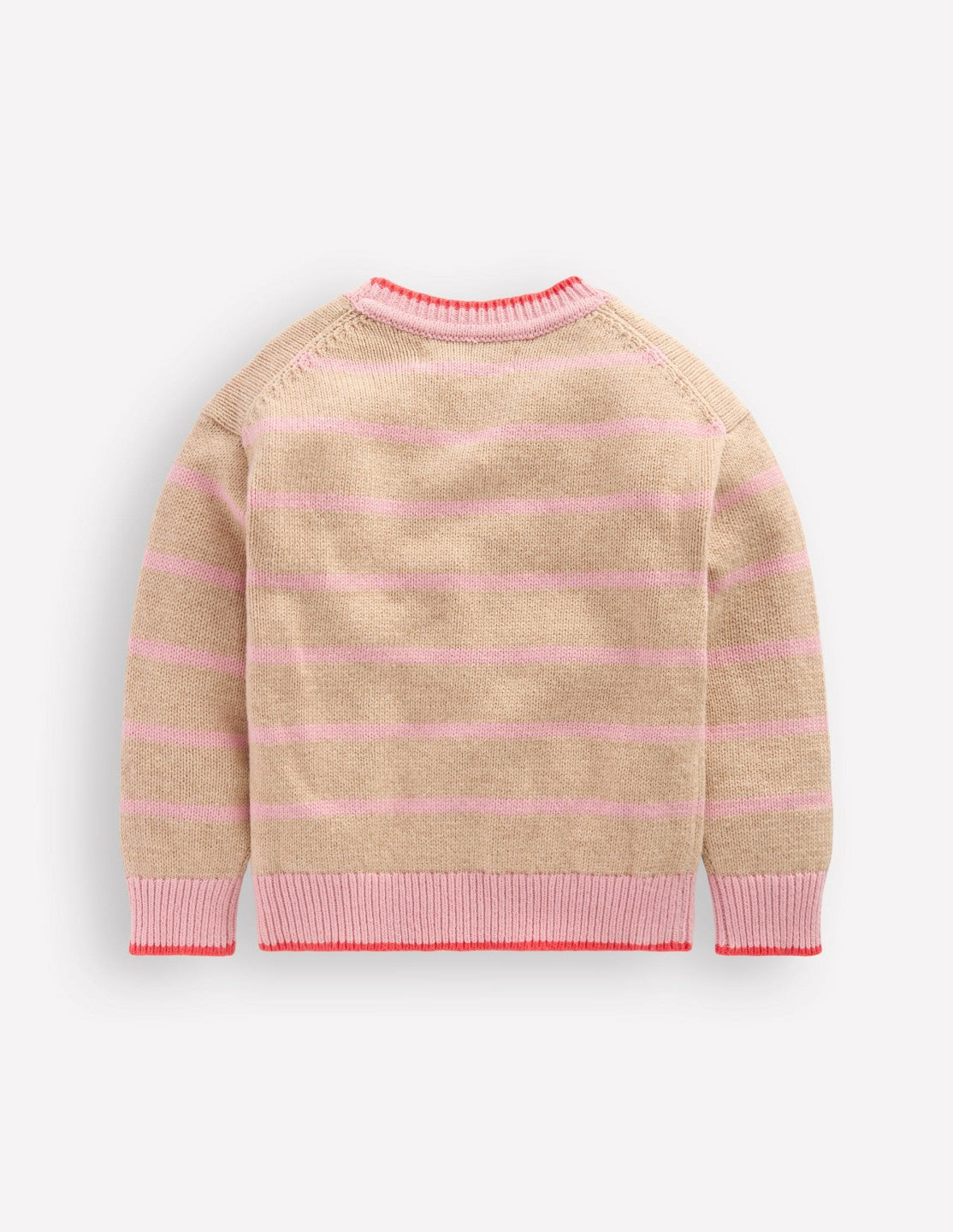Drop Shoulder Sweater-Chinchilla/ Formica Pink / Boden us