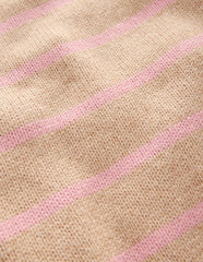 Drop Shoulder Sweater-Chinchilla/ Formica Pink / Boden us