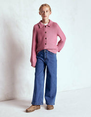 Collared Cardigan-Pink Haze / Boden Outlet