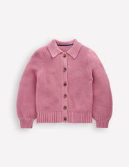 Collared Cardigan-Pink Haze / Boden Outlet