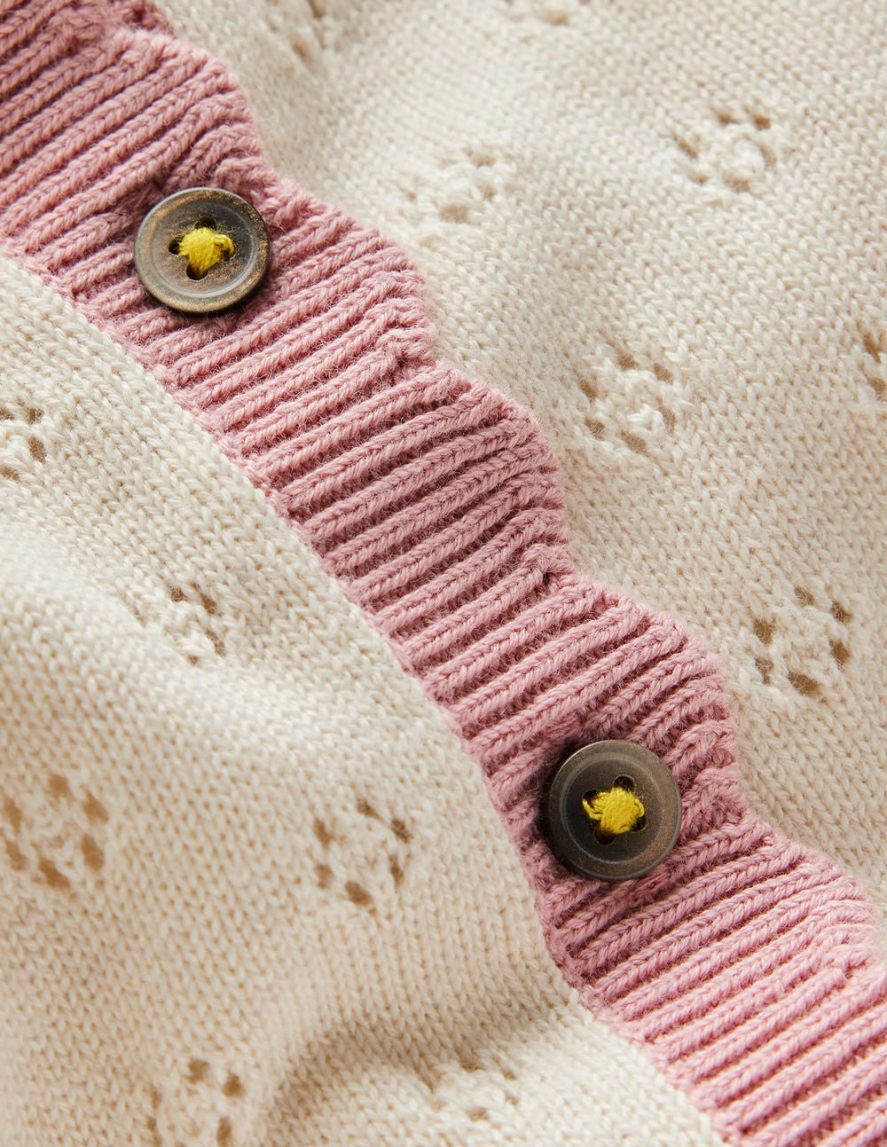 Everyday Scalloped Cardigan-Soft Ivory / Boden Discount