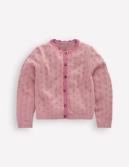 Everyday Scalloped Cardigan-Vintage Pink / Boden On sale