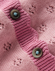 Everyday Scalloped Cardigan-Vintage Pink / Boden On sale