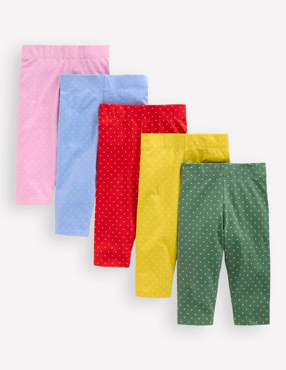 5-Pack Cropped Leggings-Multi Spot / Boden