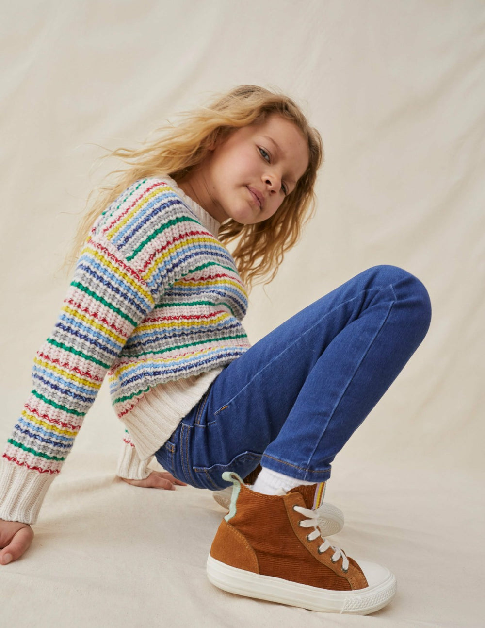 Adventure-Flex Denim Leggings-Mid Vintage / Boden Online