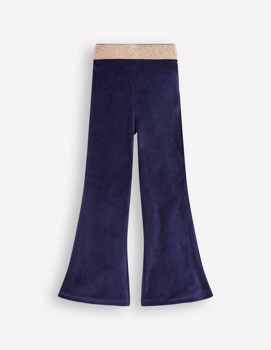 Velvet Flared Leggings-College Navy / Boden Discount