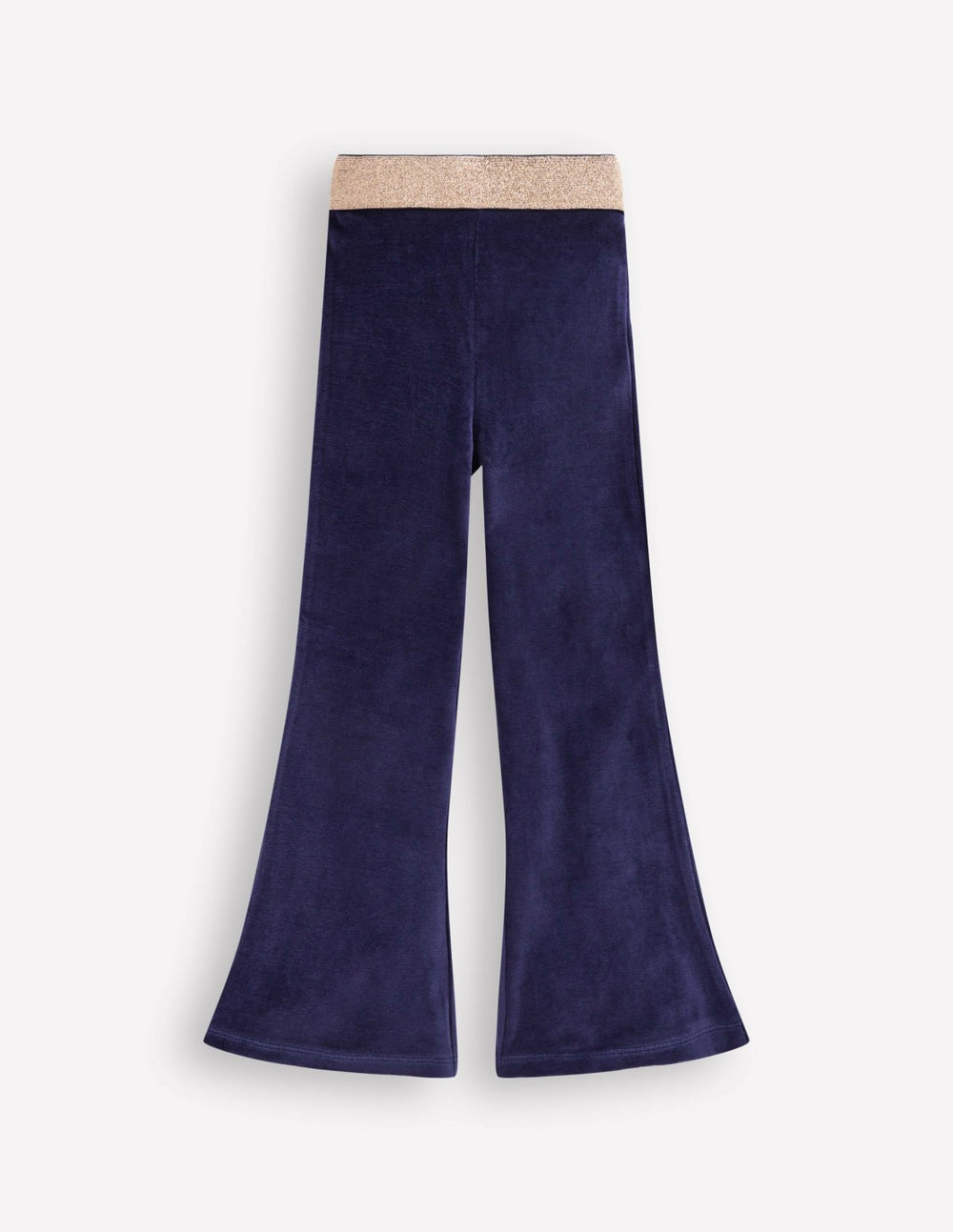Velvet Flared Leggings-College Navy / Boden Discount