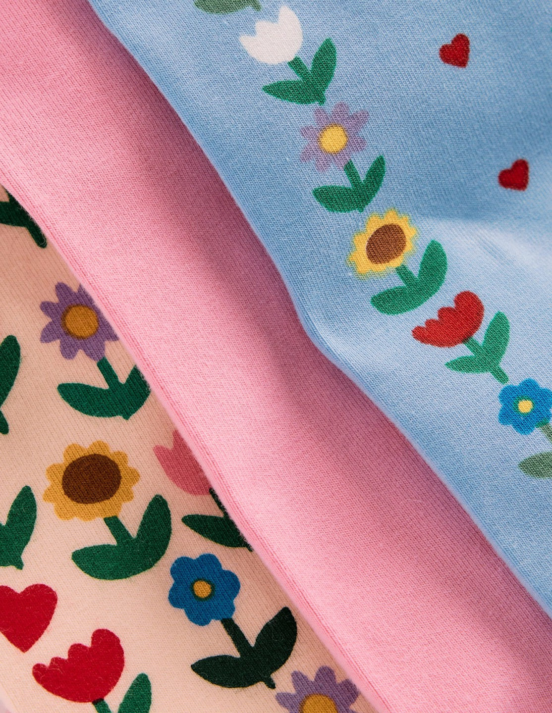3-pack Leggings-Multi Sunflower Garden / Boden Outlet