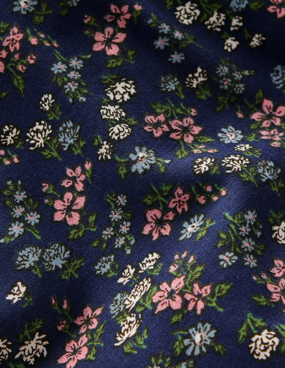 Printed Hoody-Starboard Blue Meadow Floral / Boden Sale