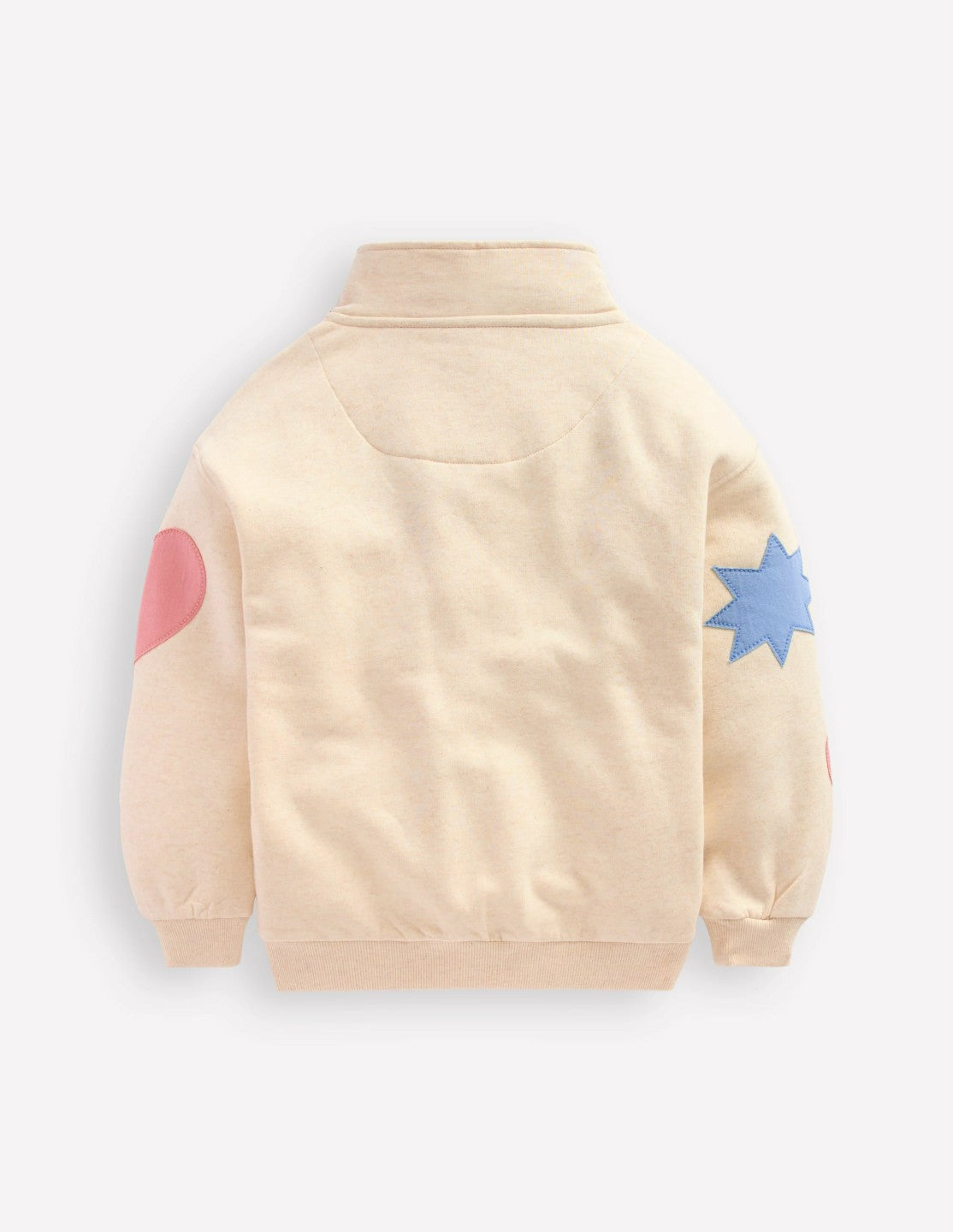 Half-zip Sweatshirt-Applique Shapes / Boden Online