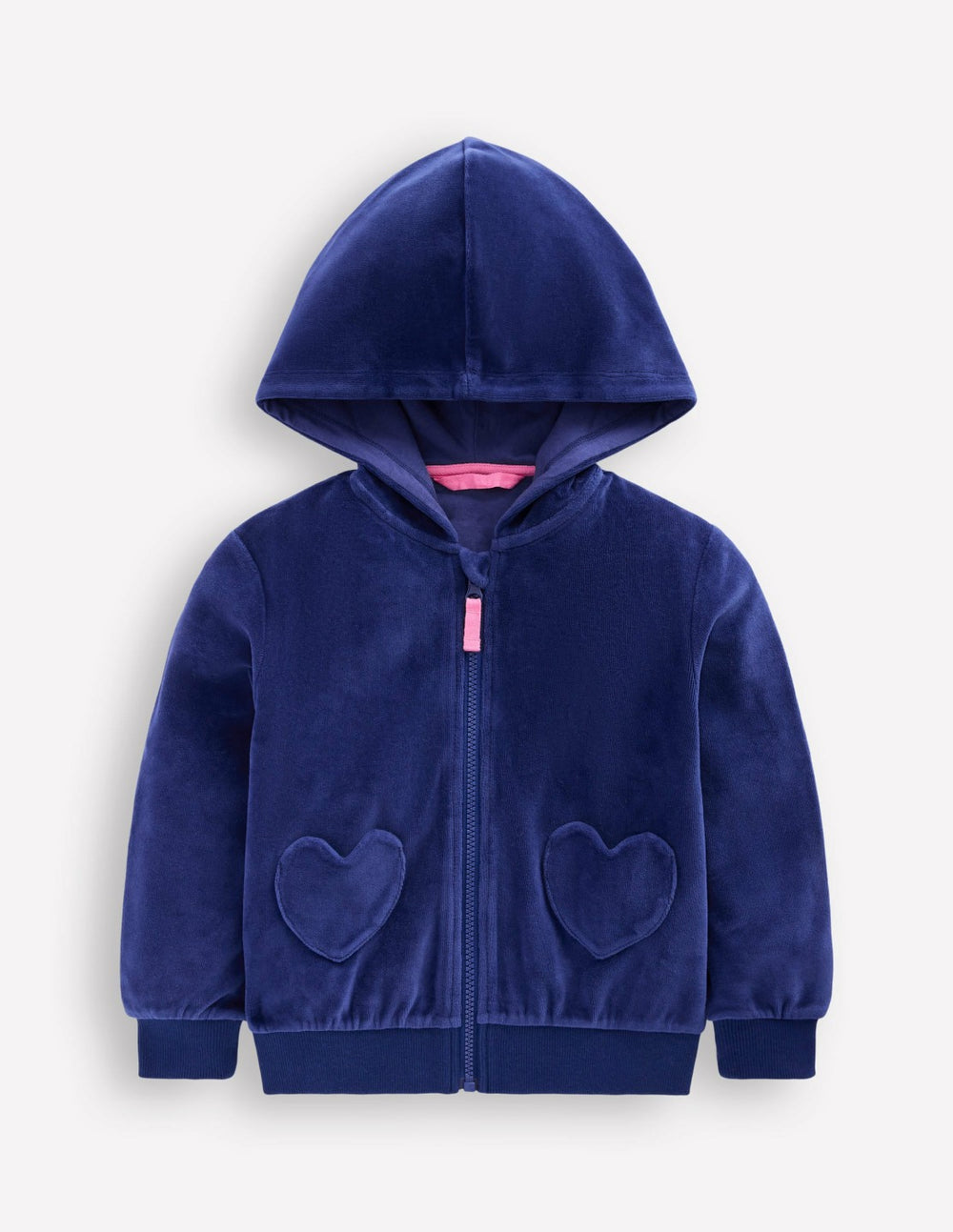 Velour Hoodie-Starboard Blue / Boden Outlet