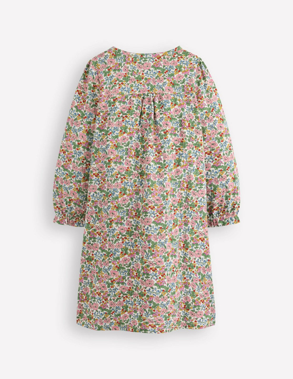 Printed Long Sleeve Nightie-Coconut Milk Berry Floral / Boden Sale