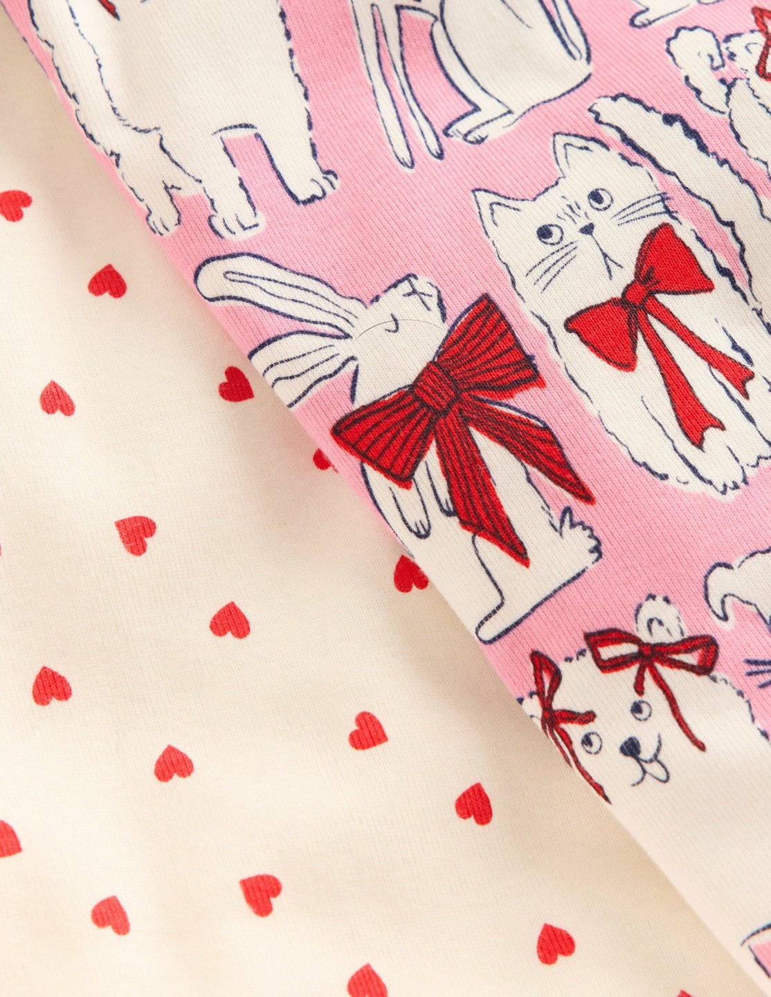 Twin Pack Snug Pajamas-Bubblegum Pink Favourite Pets / Boden Outlet