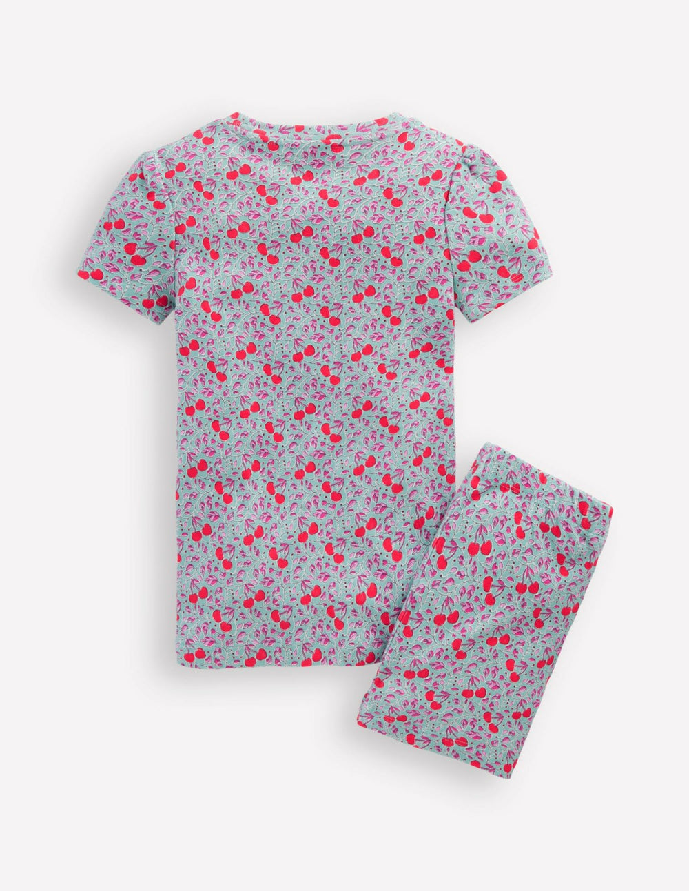 Snug Fit Pointelle Pyjamas-Cherry Orchard / Boden Discount