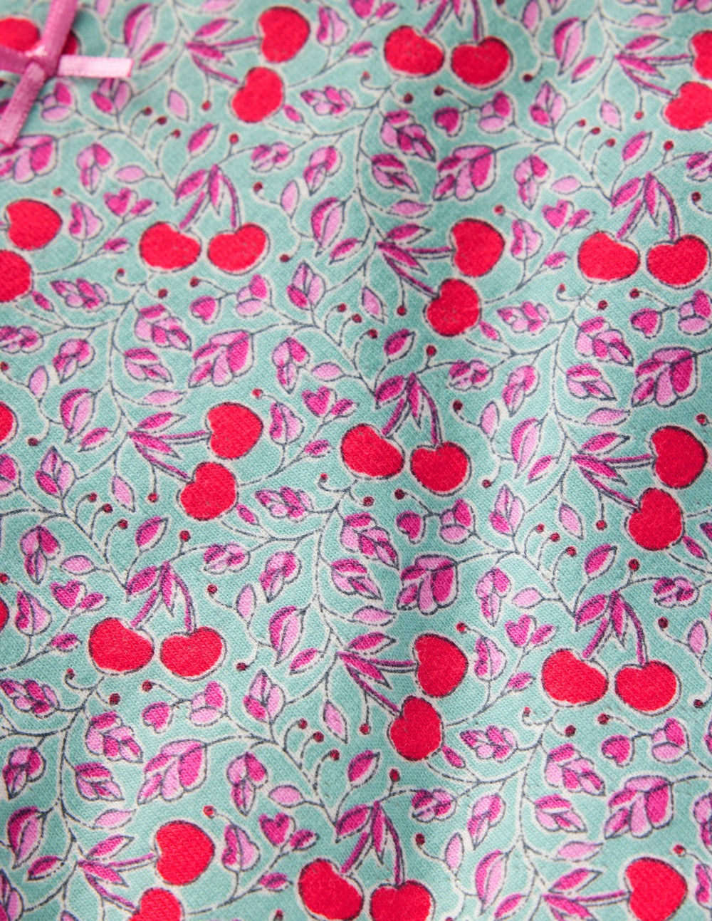 Snug Fit Pointelle Pyjamas-Cherry Orchard / Boden Discount