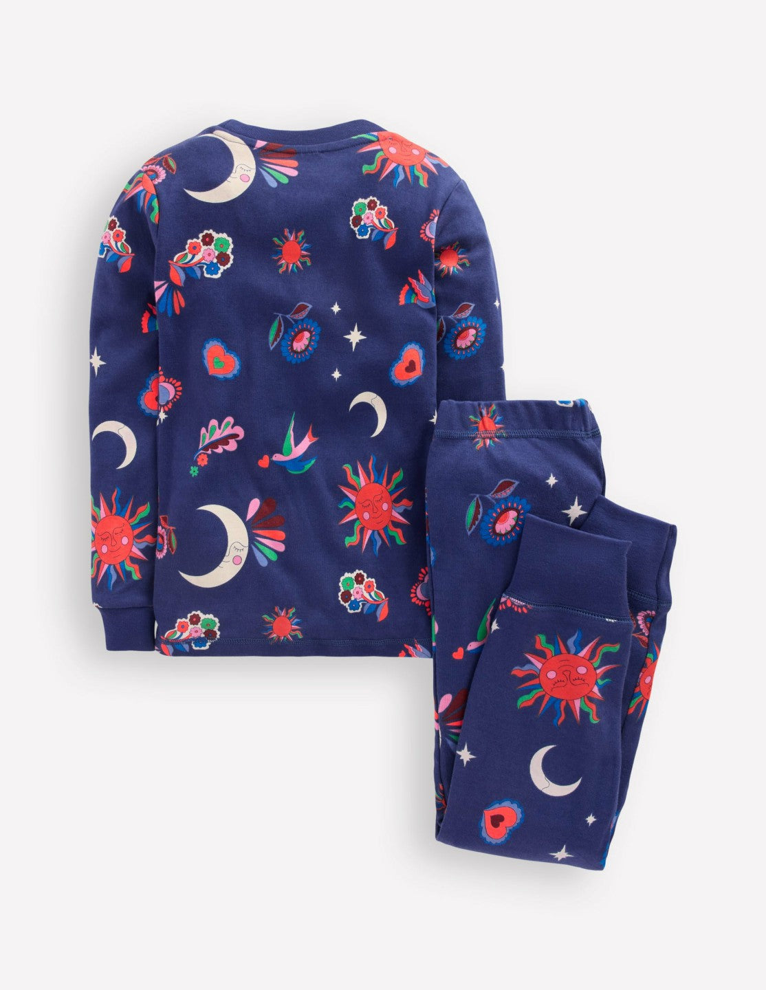 Snug Glow-In-The-Dark Pyjamas-Starboard Blue Celestial / Boden Outlet