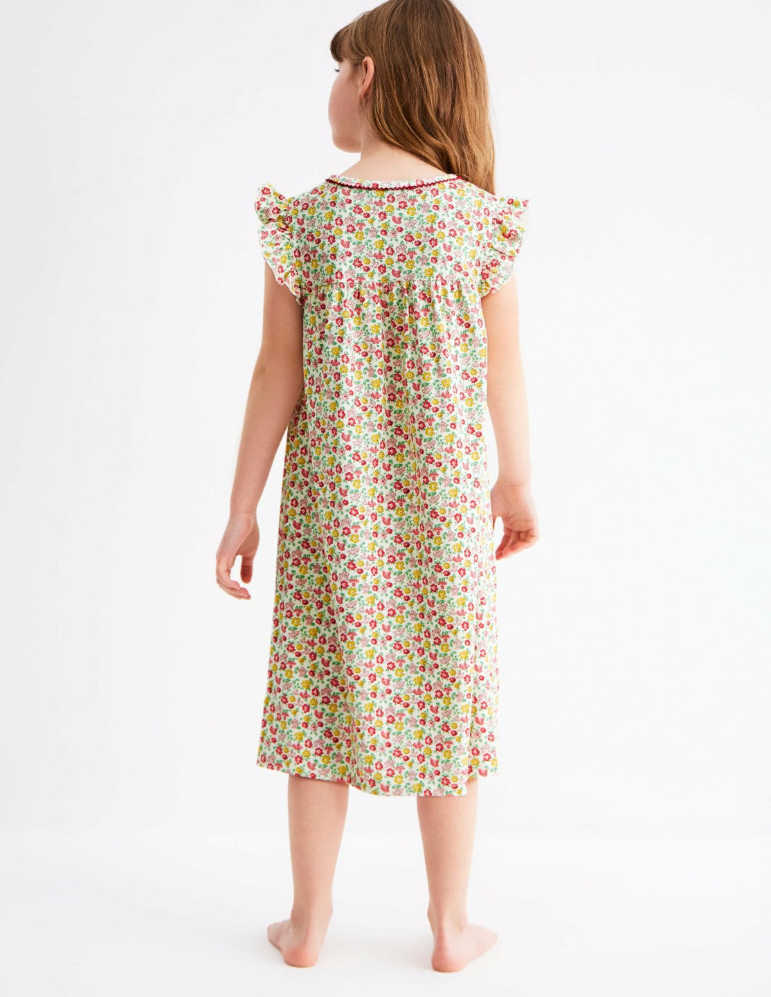 Short Sleeve Nightie-Multi Summer Flowerbed / Boden On sale