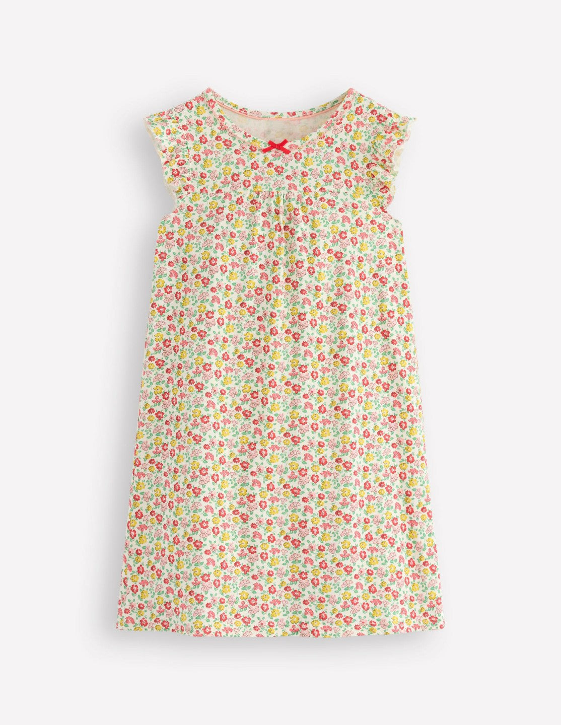 Short Sleeve Nightie-Multi Summer Flowerbed / Boden On sale
