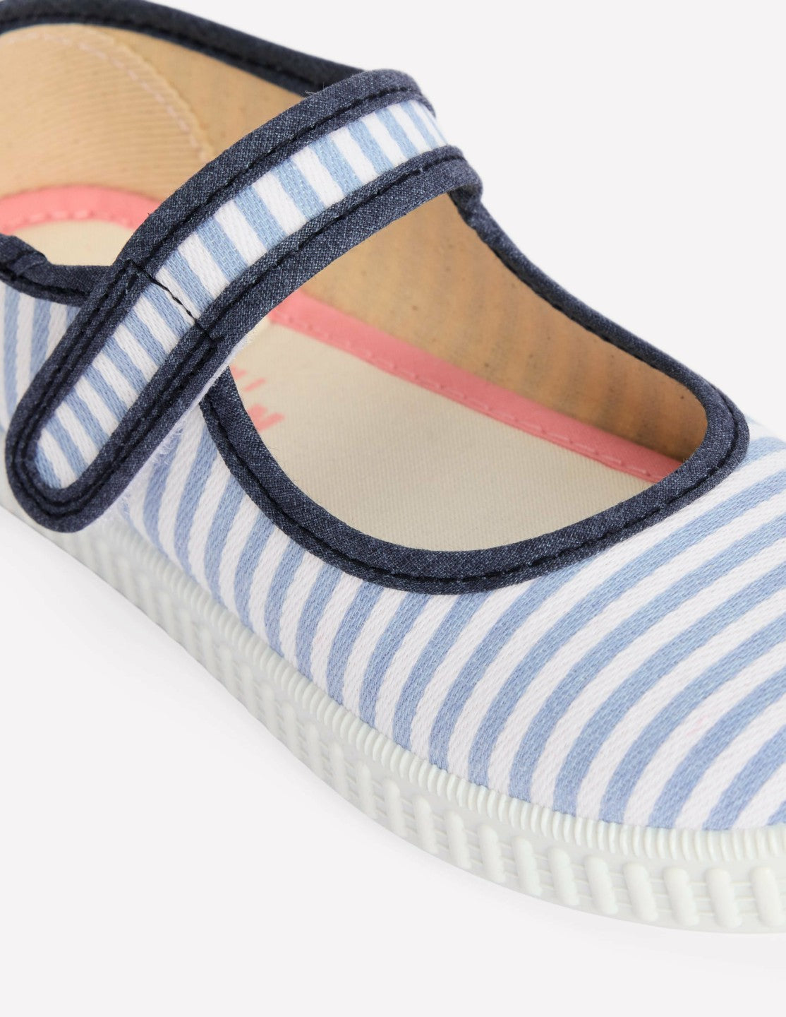 Canvas Mary Janes-Stripe / Boden Sale