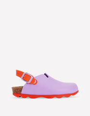 Colourblock Clogs-VIOLET TULIP/ HOT CORAL / Boden On sale