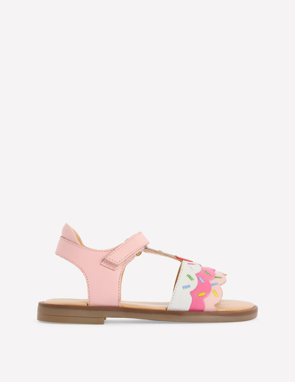 Fun Leather Sandals-Ice Cream / Boden us