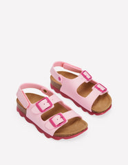 Colourblock Sandals-Pink / Boden