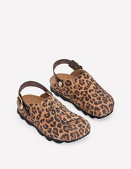 Colourblock Clogs-Leopard / Boden Online