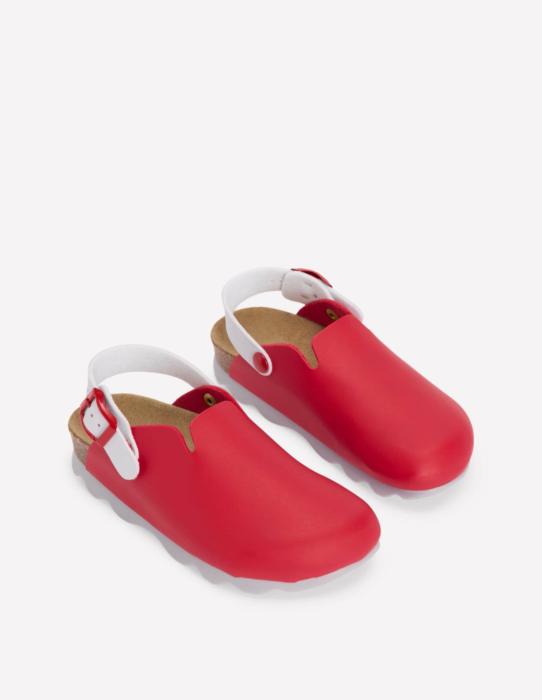 Colourblock Clogs-Firecracker Red / Boden Discount