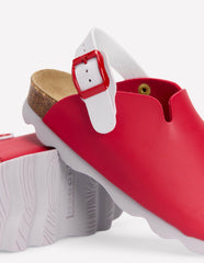 Colourblock Clogs-Firecracker Red / Boden Discount