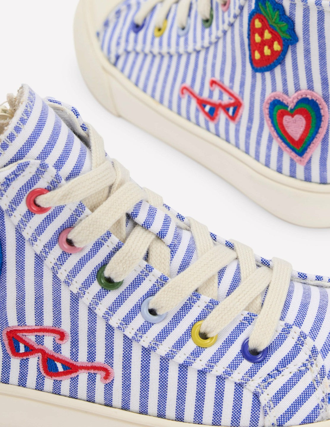 Canvas High Tops-Patches / Boden Online