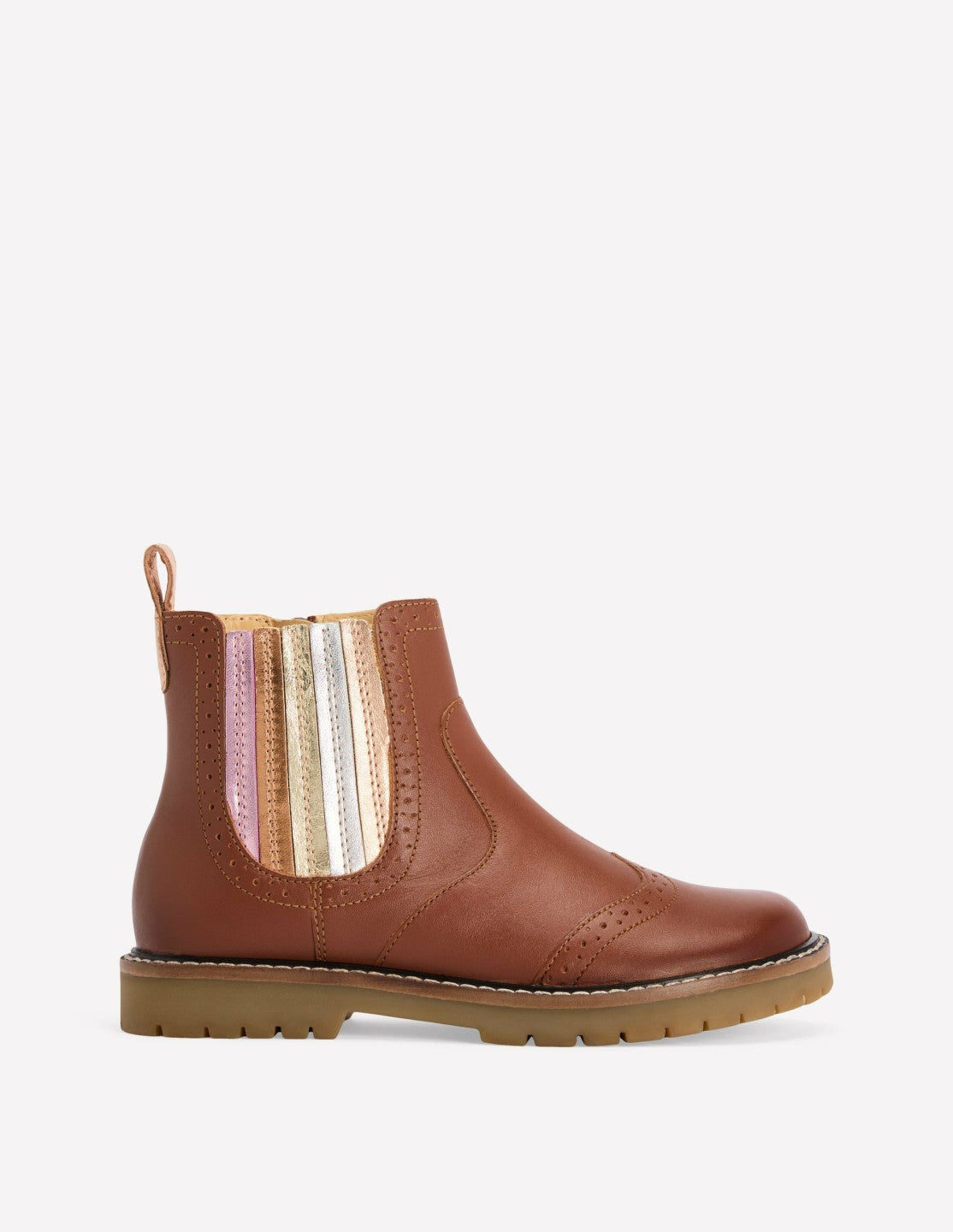 Leather Chelsea Boots-Metallic Tan / Boden Discount
