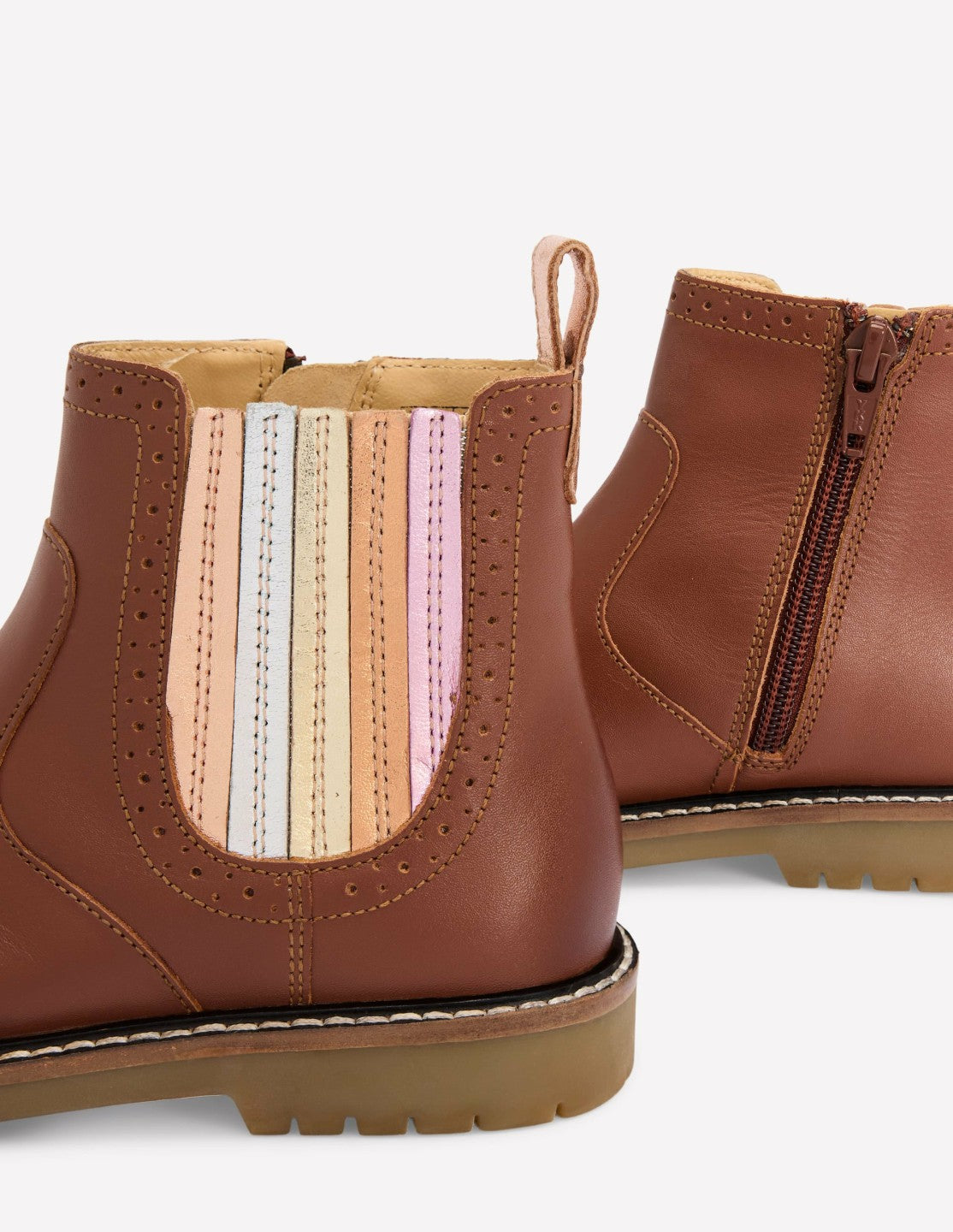 Leather Chelsea Boots-Metallic Tan / Boden Discount