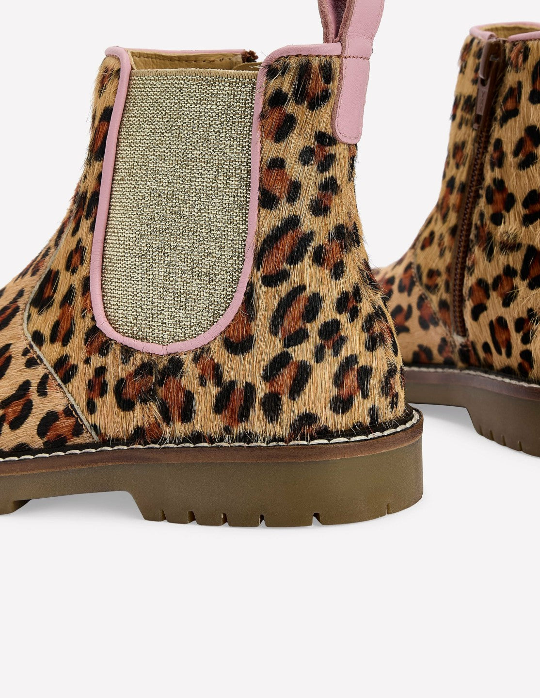 Leather Chelsea Boots-Leopard / Boden On sale
