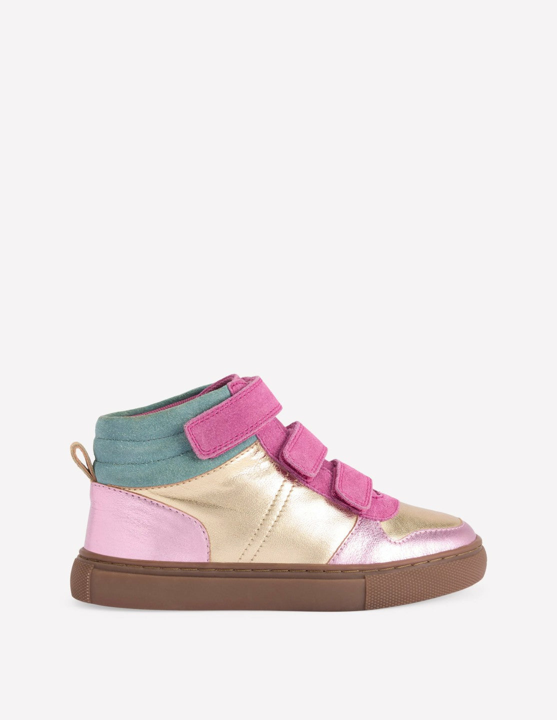 Metallic High Tops-Gold and Pink Metallic / Boden Outlet