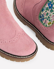 Leather Chelsea Boots-Pink Floral / Boden On sale