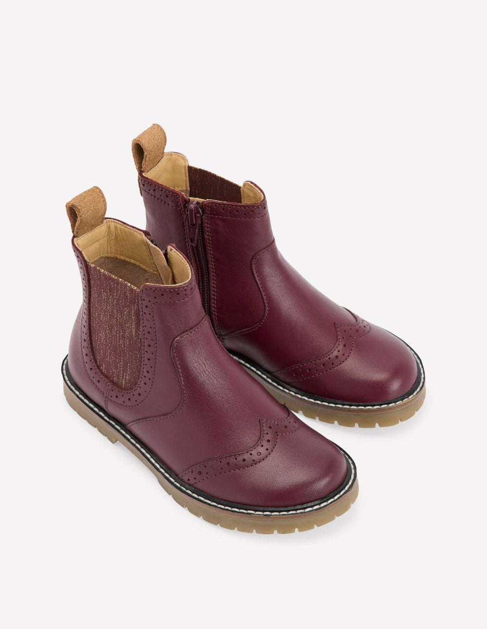 Leather Chelsea Boots-Oxblood / Boden us