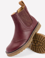 Leather Chelsea Boots-Oxblood / Boden us