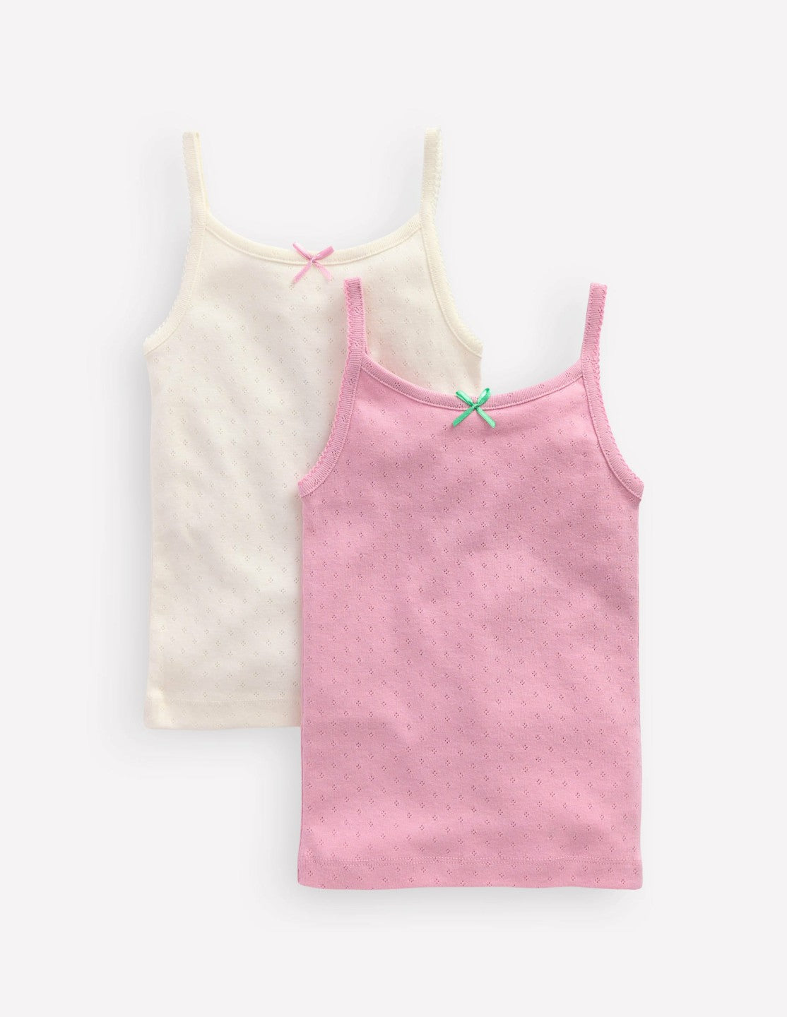 2-Pack Pointelle Tank Tops-Multi / Boden Online