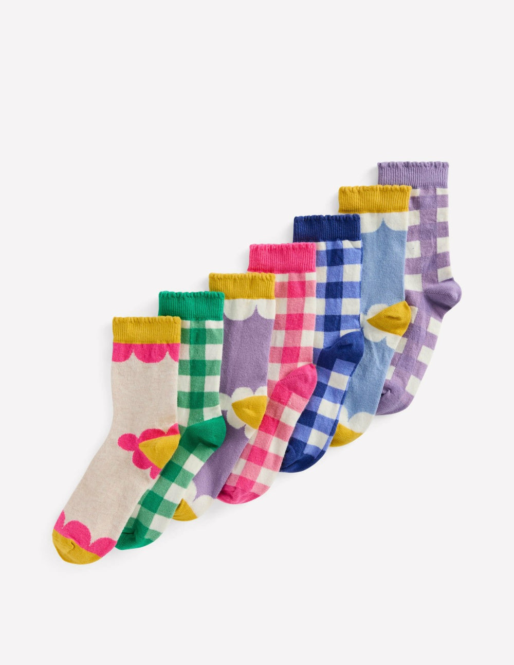 Socks 7 Pack-Flower / Boden Outlet