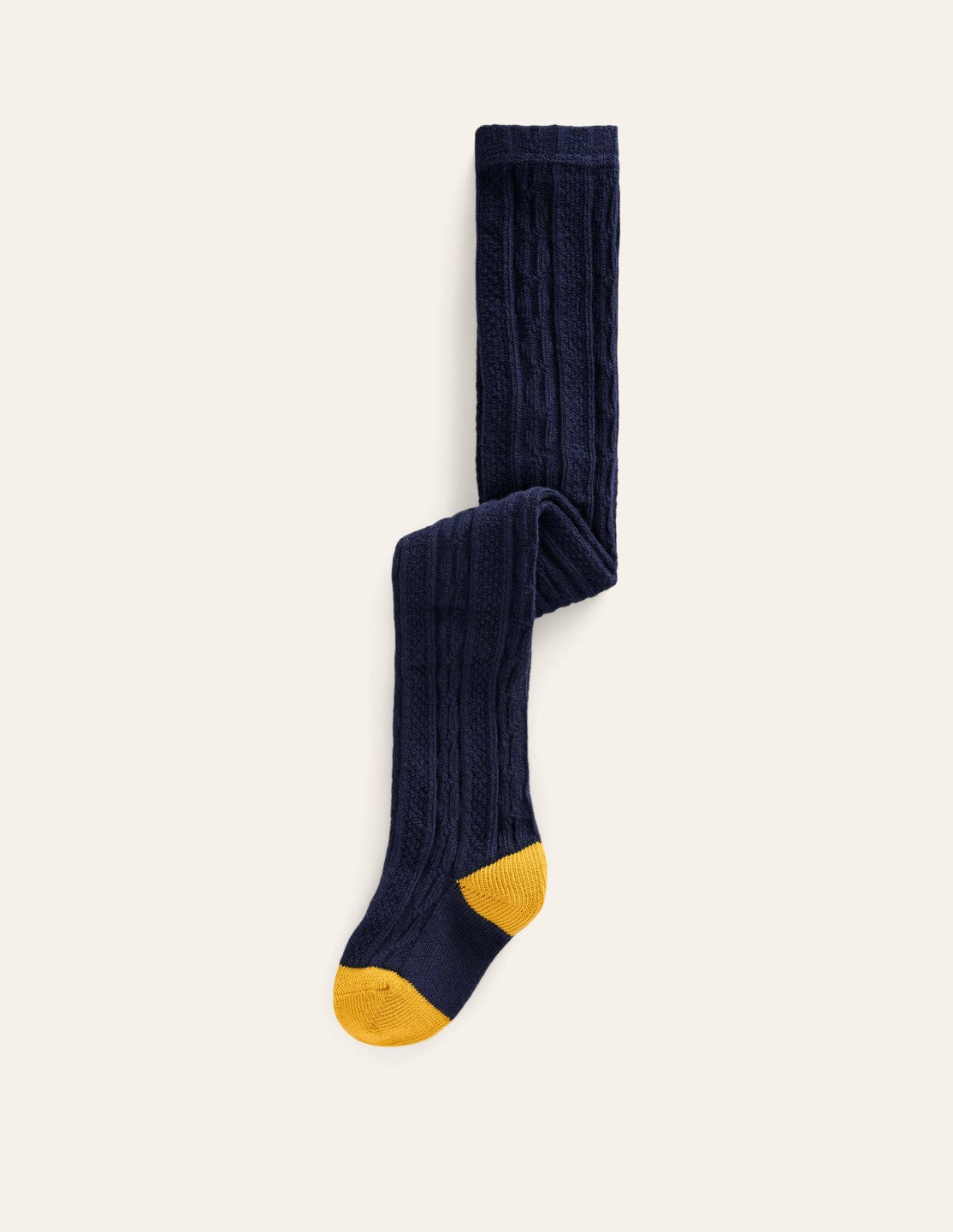 Cable Knit Tights-College Navy / Boden Online