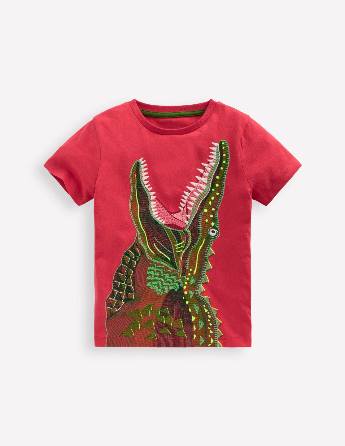 Superstitch T-Shirt-Red Crocodile / Boden On sale