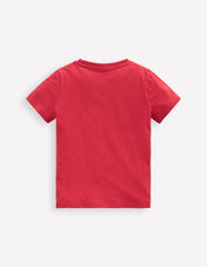 Superstitch T-Shirt-Red Crocodile / Boden On sale