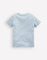 Superstitch T-Shirt-Misty Blue Fish / Boden us
