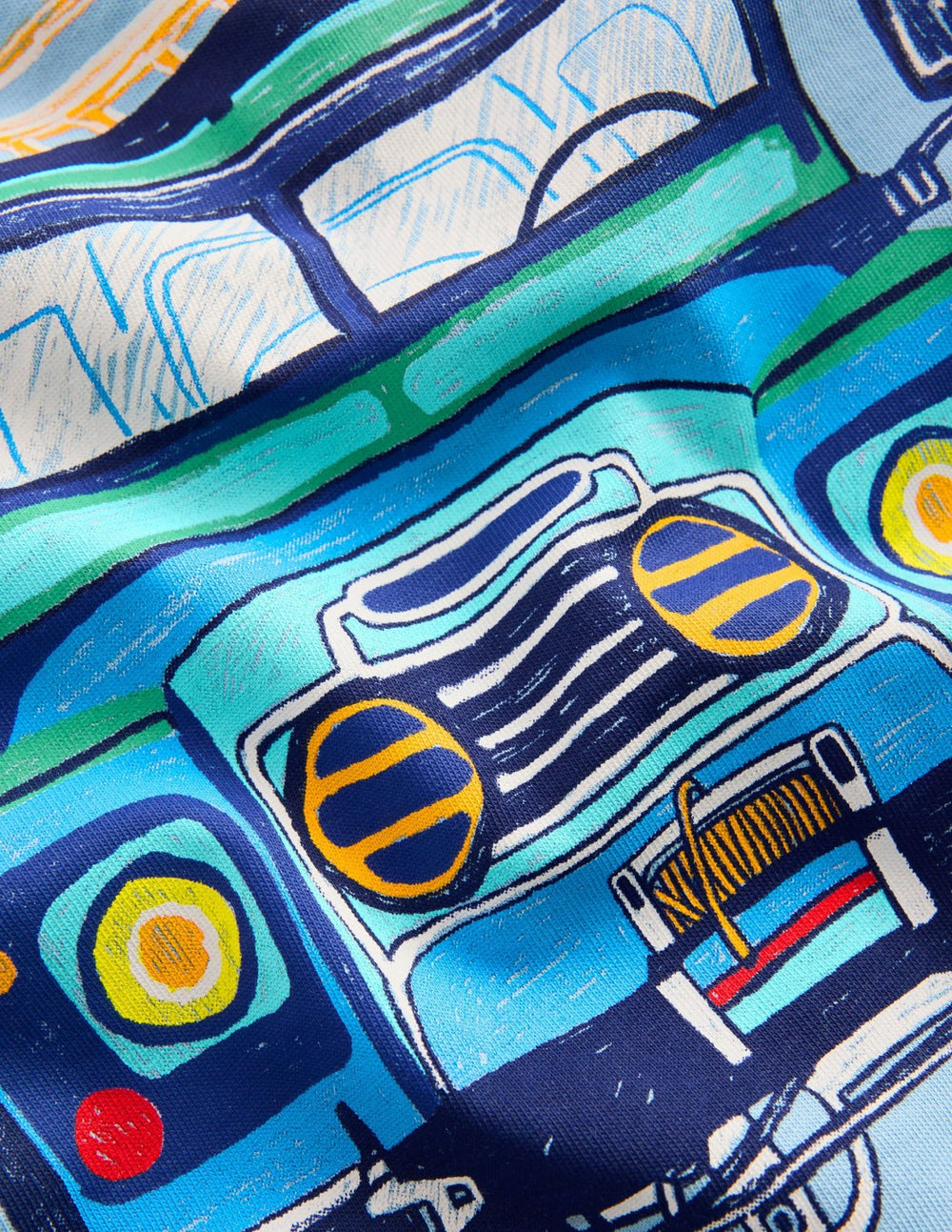 Short Sleeve Graphic T-shirt-Glacier Blue Jeep / Boden Online