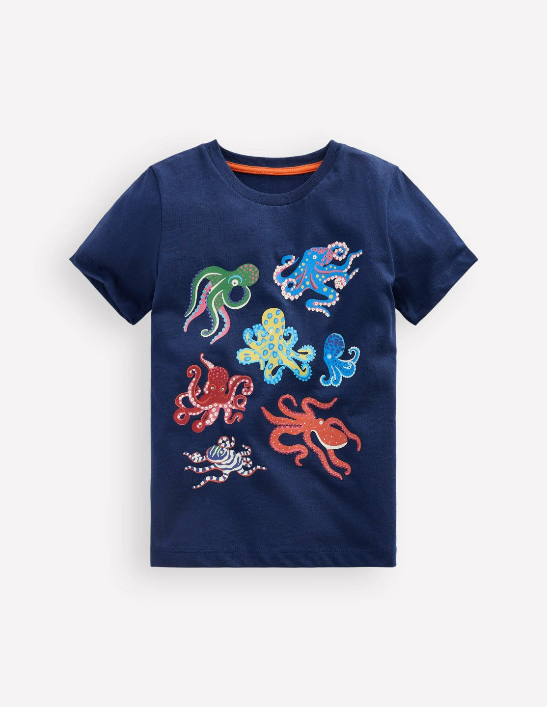 Glow-In-The-Dark T-shirt-Medieval Blue Octopus / Boden On sale