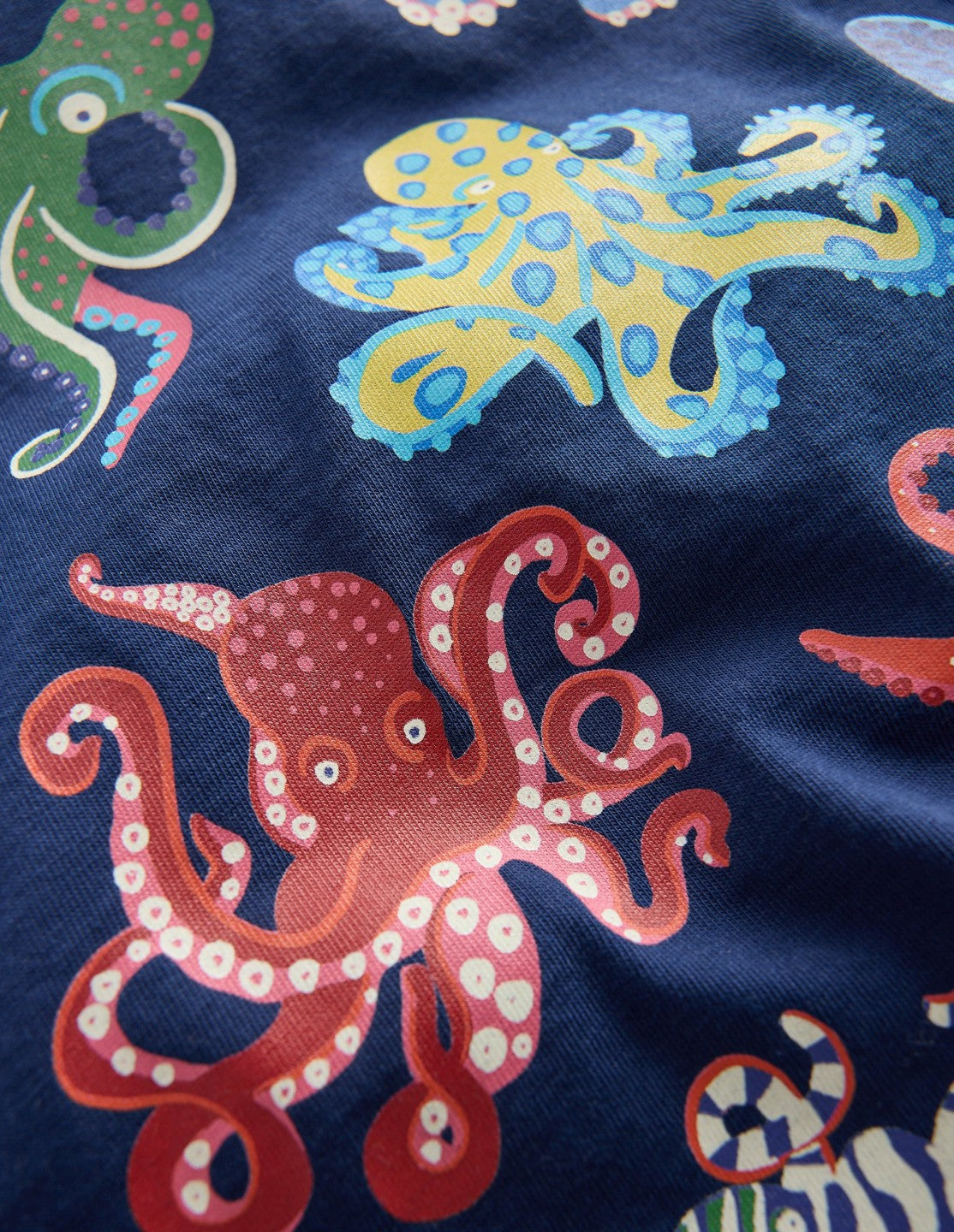 Glow-In-The-Dark T-shirt-Medieval Blue Octopus / Boden On sale