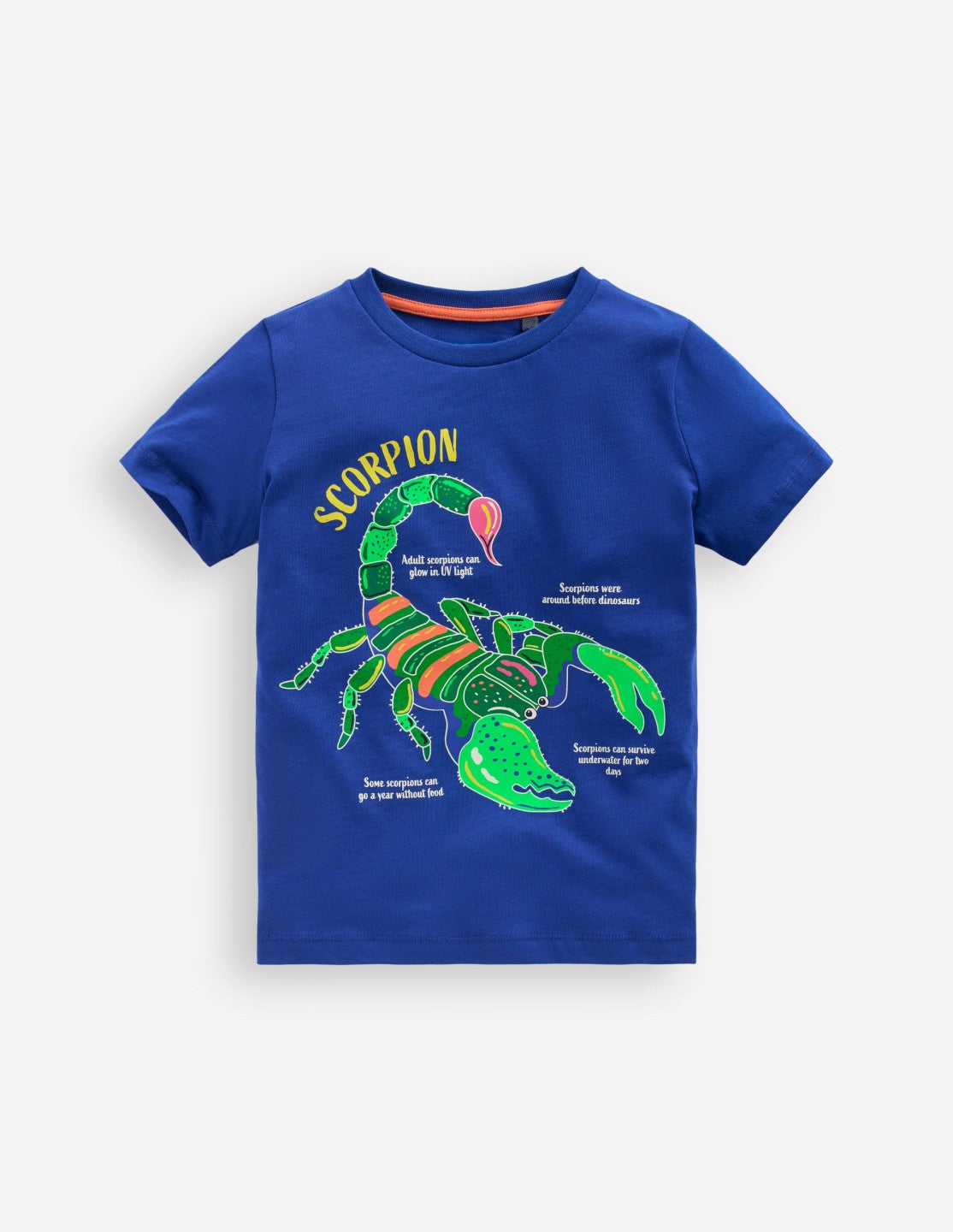 Glow-In-The-Dark T-shirt-Bright Blue Scorpion / Boden Online