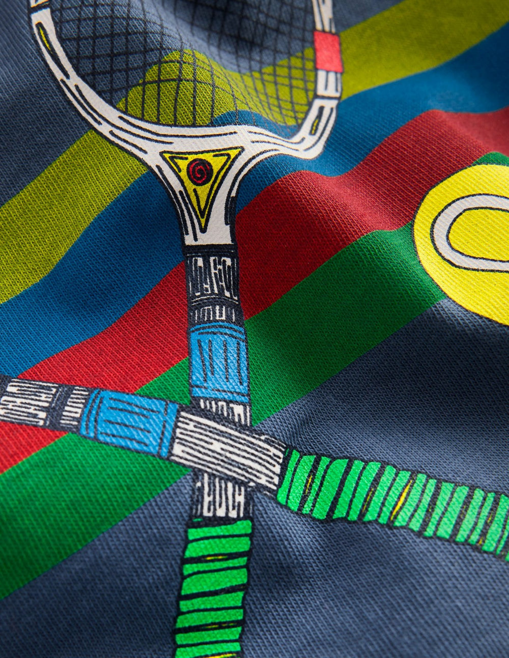 Relaxed Sport Graphic T-shirt-Robot Blue Tennis / Boden On sale